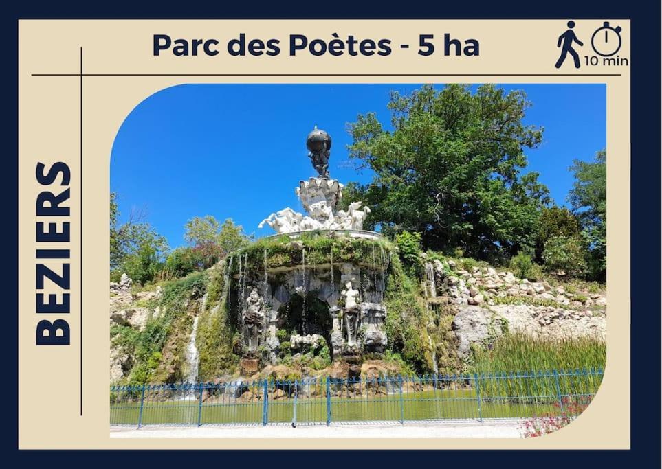 Le Tropico - Clim - Terrasse - Proche Polygone Διαμέρισμα Μπεζιέ Εξωτερικό φωτογραφία